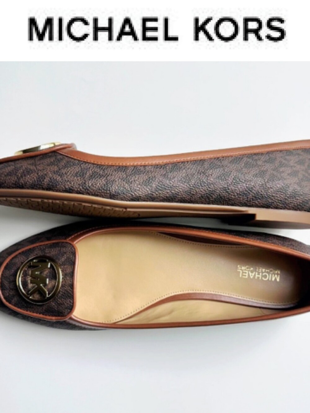 Michael Kors Lillie Logo Ballet Flats